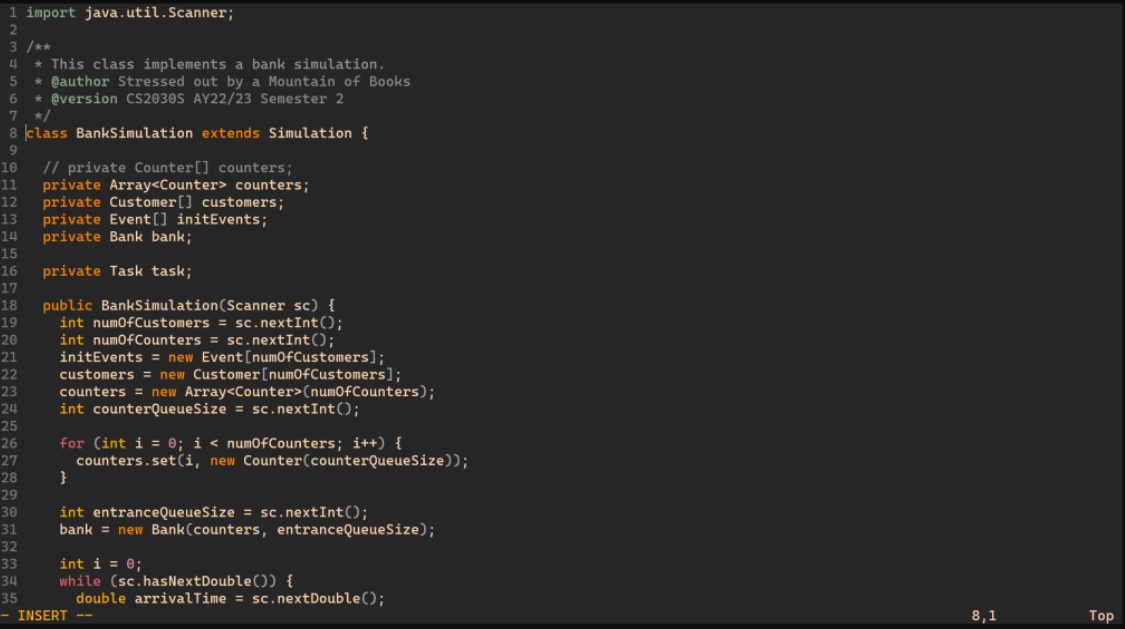 Vim Snippet
